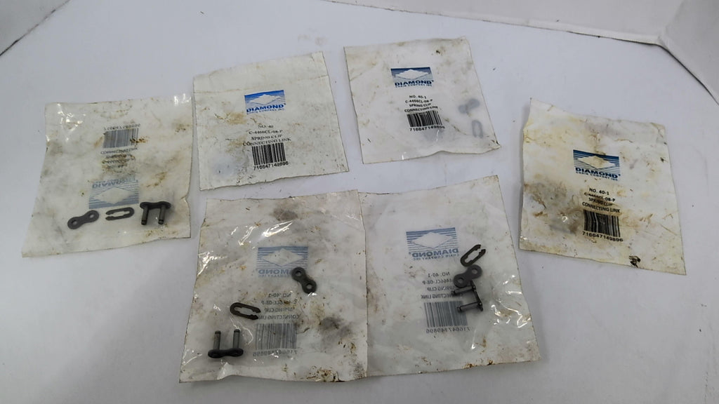 Diamond C-4466CL08-P Spring Clip Connecting Link Lot Of 7