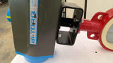 Bi-Torq AL140SR Pneumatic Actuator with 6 Inch Resilient Seated Butterfly Valve