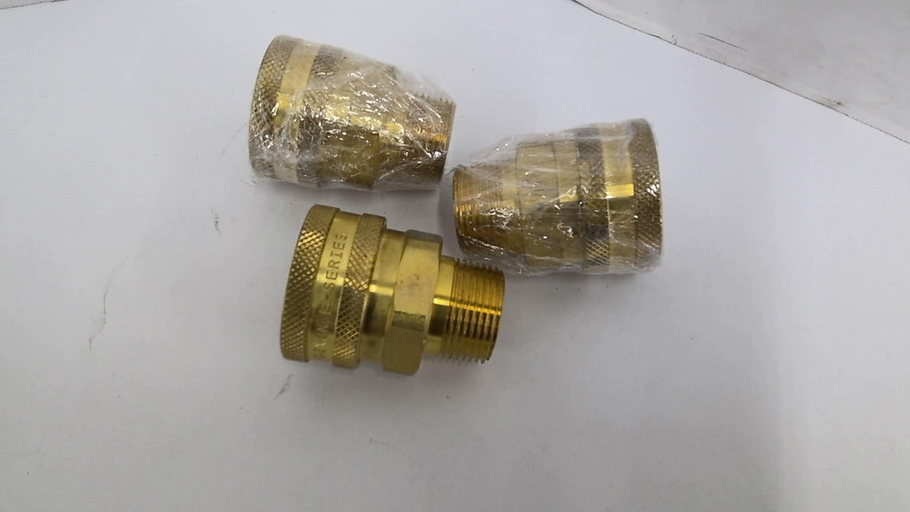 Dixon E-Series Brass Coupler Bore 1 5/16" Length 2 5/8" Lot of 3