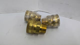 Dixon E-Series Brass Coupler Bore 1 5/16" Length 2 5/8" Lot of 3
