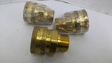 Dixon E-Series Brass Coupler Bore 1 5/16" Length 2 5/8" Lot of 3