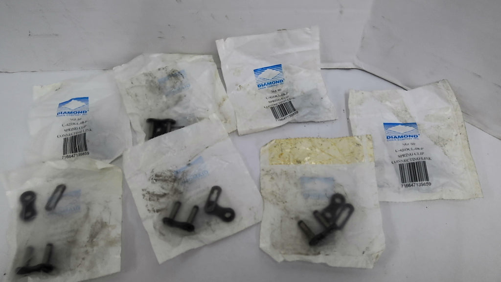 Diamond C-4233CL-08-P No. 60 Spring Clip Connecting Link Lot Of 7