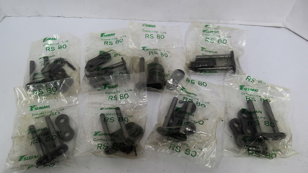 Tsubaki RS80 Connecting Link For Roller Chain Lot Of 8