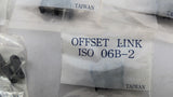 ISO 06B-2 Offset Roller Chain Link Lot Of 8