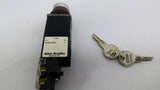 Allen Bradley 800-XAK Contact Block NEMA A300 300VAC 720V With 2 Keys