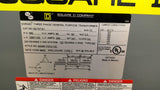 Square D EE75T3H 3Phase Transformer 75Kva 480Hv 208Y/120Lv 60Hz AA 90-208Amps