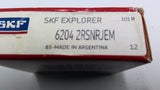 SKF 6204 2RSNRJEM Bearing Lot of 2