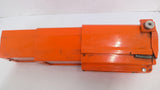 Orange Telescoping Drill Guard 2 1/2" Bore Total Length 14 1/4" L X 4 1/4"W
