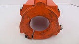 Orange Telescoping Drill Guard 2 1/2" Bore Total Length 14 1/4" L X 4 1/4"W