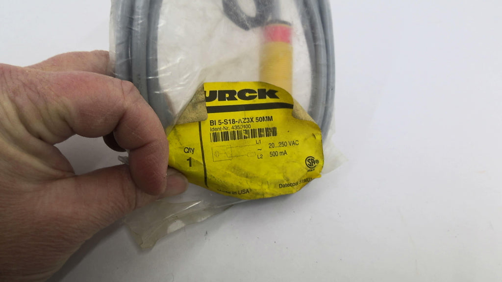 Turck BI 5-S18-AZ3X Inductive Sensor 250VAC 500mA