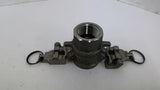 Dixon RD100 Camlock Coupler Bores 1 1/4" X 1 1/2" Lot Of 2
