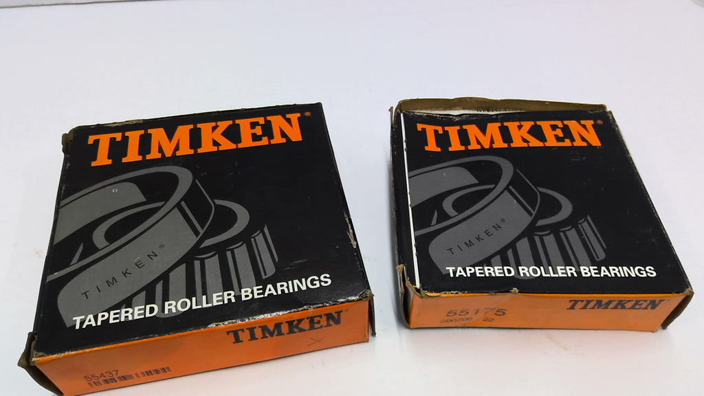 Timken 55175 Tapered Roller Bearing And Timken 55437 Outer Race