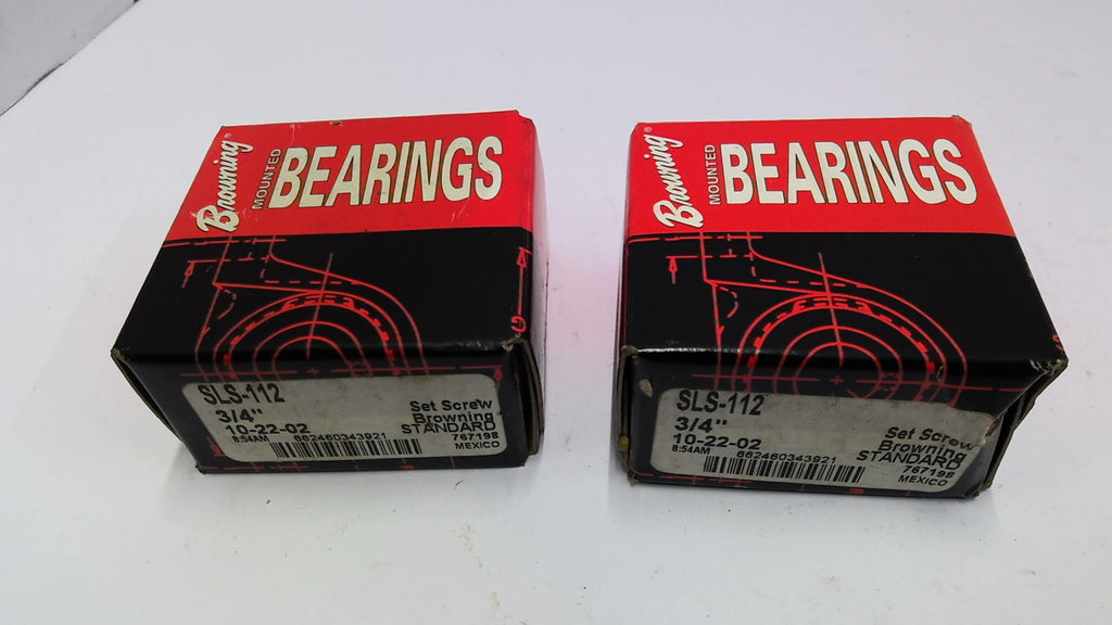 Browning SLS-112 3/4" Bearing Lot Of 2