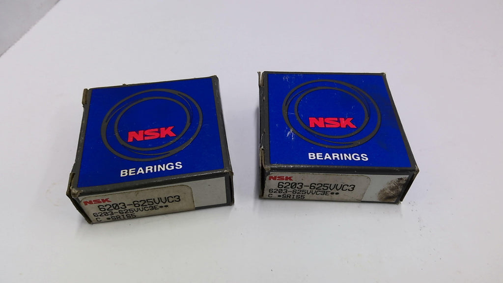 NSK 6203-625VVC3 Bearing Lot Of 2