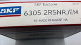 SKF 6305 2RSNRJEM Bearing Lot Of 2