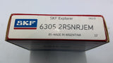 SKF 6305 2RSNRJEM Bearing Lot Of 2