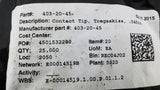 Tregaskiss 403-20-45-25 Contact Tips Qty 25 .045" Long