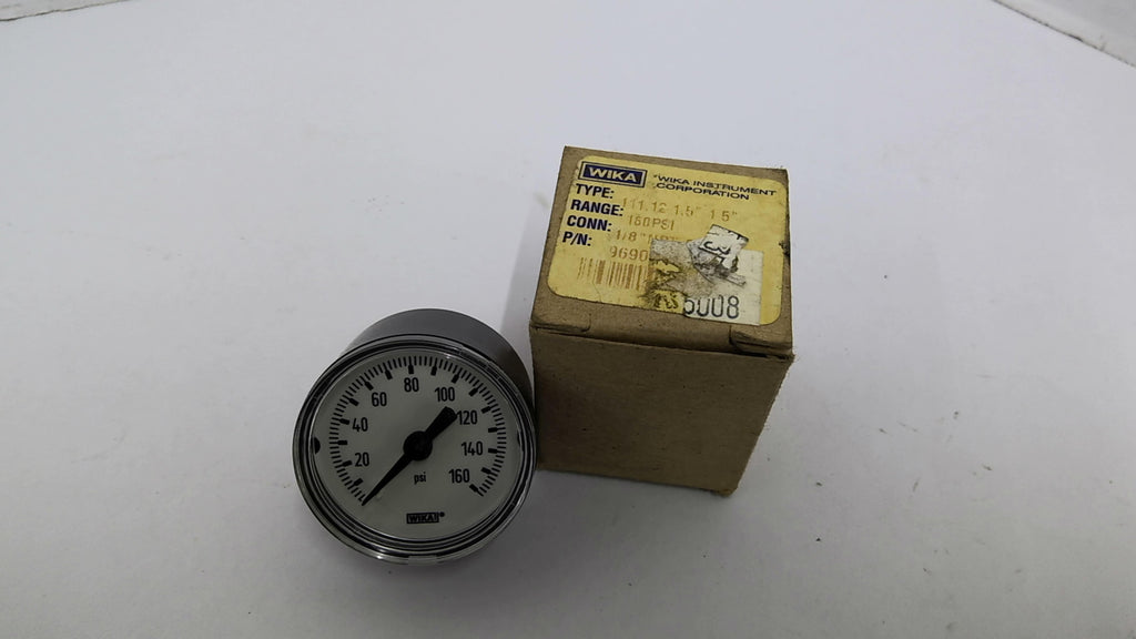 Wika 9690 111.12 1.5" Guage 1/8" NPT