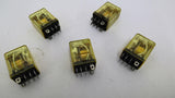 IDEC RH2B-UL Power Relay 1/3HP 240VAC Lot Of 5