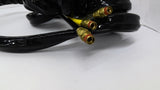 3 Air Hose in Tubing 12' Long Couplings Bore 1/2"