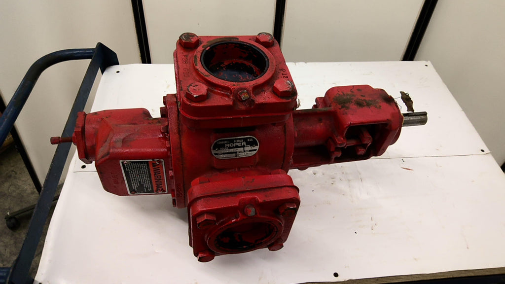 Roper 3622HBFRV Helical Gear Pump 165Gpm 125Psi 750Rpm 3" Flanged Ports