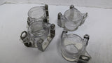 Square D Padlock Lot Of 4 1 3/4" X 1 3/4" X 1 5/8"