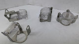 Square D Padlock Lot Of 4 1 3/4" X 1 3/4" X 1 5/8"