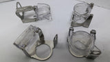 Square D Padlock Lot Of 4 1 3/4" X 1 3/4" X 1 5/8"