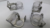 Square D Padlock Lot Of 4 1 3/4" X 1 3/4" X 1 5/8"