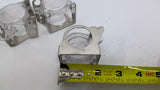 Square D Padlock Lot Of 4 1 3/4" X 1 3/4" X 1 5/8"