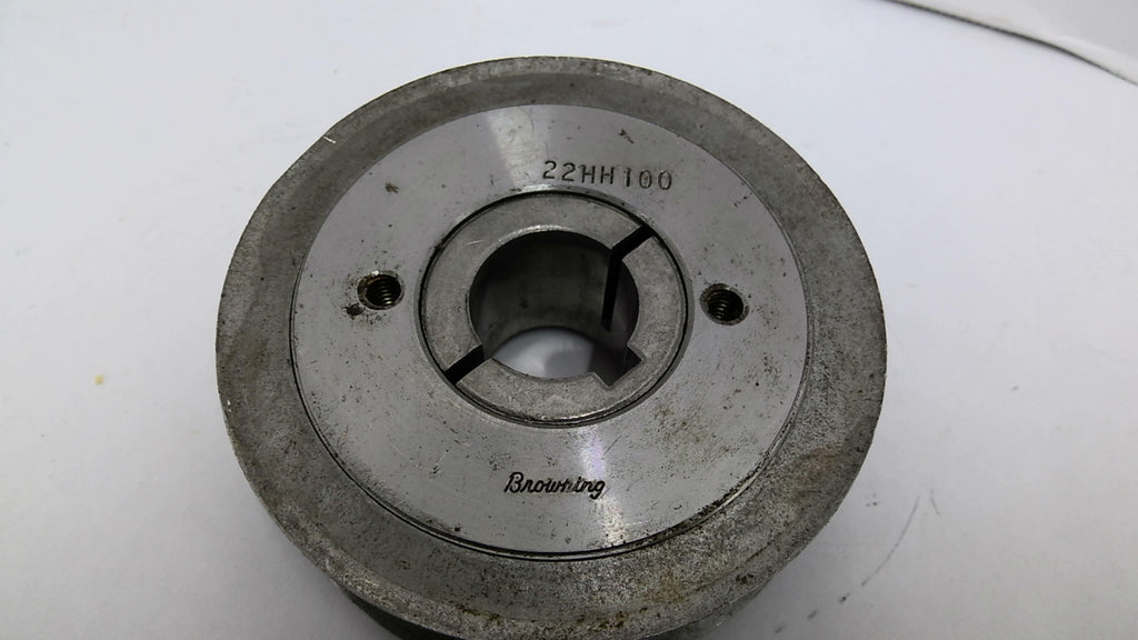 Browning 22HH100 Tooth Belt Pulley H Split Taper Bushing Bore 1" OAW 3 3/16"