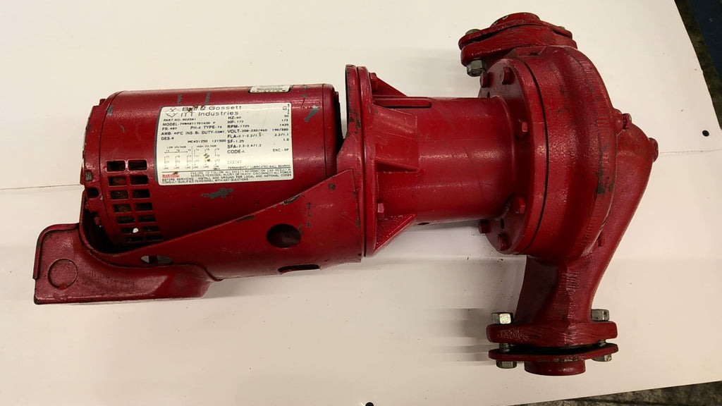 Bell & Gossett 172738 Centrifugal Pump 1/2Hp 1725Rpm 208-230/460V 60Hz 3Ph