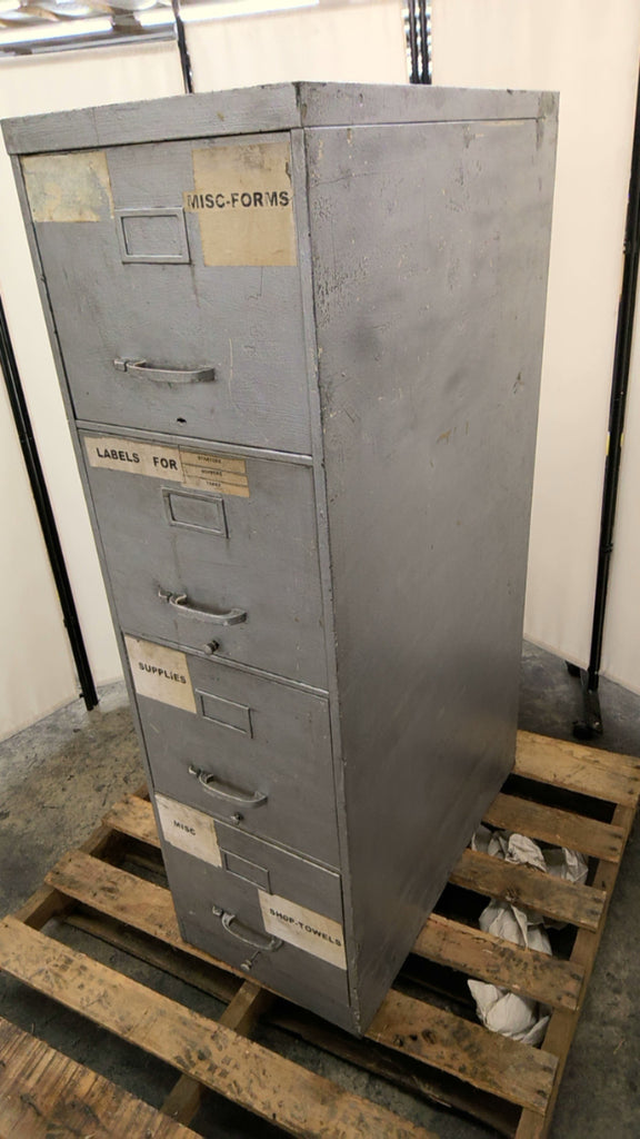 4 Drawer Filing Cabinet 29x15x52 Inches