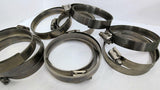 Dixon HSS-188 Stainless steel Hose Clamps 9 3/8"-12 1/4" 10 Per Box Lot Of 2