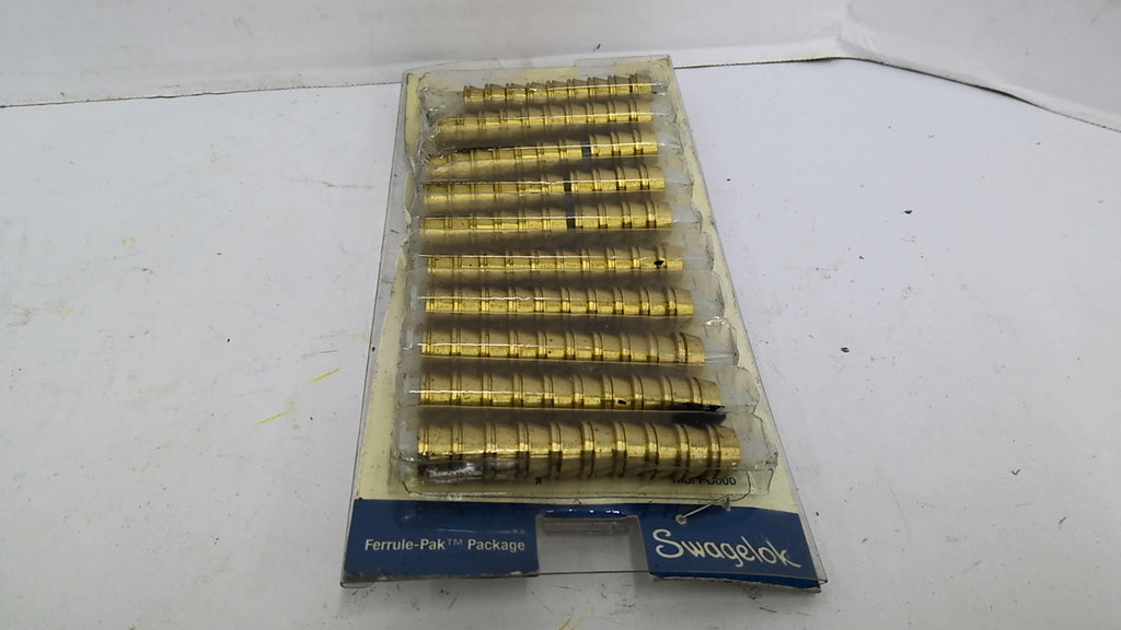 Swagelok B-600 Brass 3/8" Tube Ferrule Set Lot Of 10
