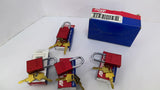 American Lock A1106KAW600RED 0062AK Pad Lock Lot Of 4