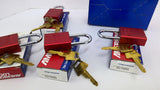 American Lock A1106KAW600RED 0062AK Pad Lock Lot Of 4