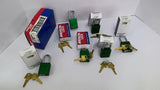 American Lock A1106KAMKW600GRN Pad Lock Lot Of 6 System SG418