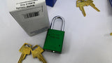 American Lock A1106KAMKW600GRN Pad Lock Lot Of 6 System SG418