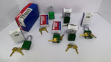 American Lock A1106KAMKW600GRN Pad Lock Lot Of 6 System SG418