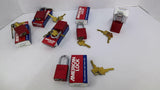 American Lock A1106KAW600RED Pad Lock 0072AP Series 1100 Lot of 6