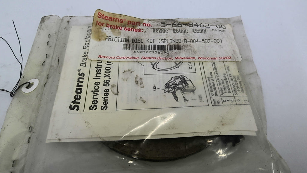 Stearns 5-66-8462-00 Friction Disc Kit (Splined 8-004-507-00)