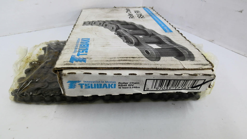 Tsubaki RS40 RIV 10'/3.048m Roller Chain