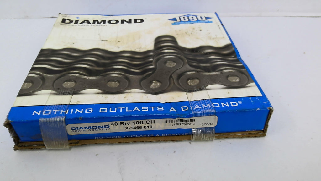 Diamond 40 Riv X-1466-010 10' RIV Roller Chain