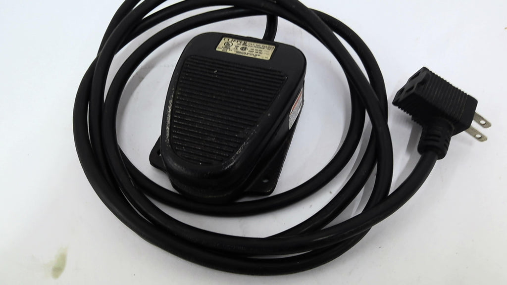 Clipper 632-SC3 Foot Switch Appx 9' Cord 15A 125VAC 3/4HP