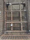 Collapsible Industrial Wire Storage Basket 46 1/2" x 36" x 31"