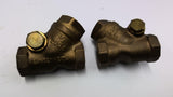 Lunkenheimer 554Y 200S 3/8" Swing Check Valve Lot Of 2