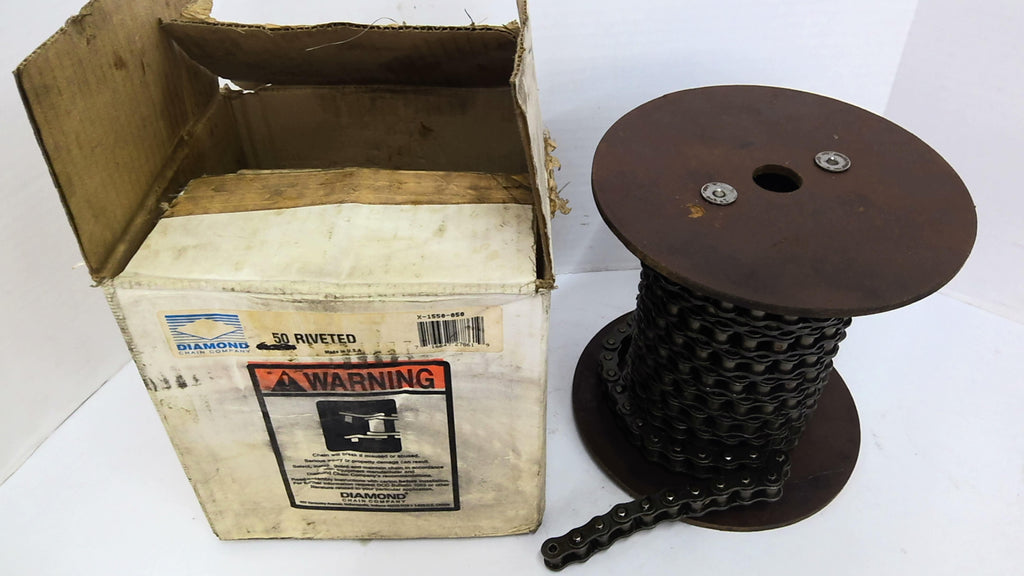 Diamond X-1550-050 RIV 12'8" Long Roller Chain 5/8" Pitch