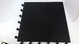 Wearwell Ergodeck 1324974 Rubber Matt Flooring 10 Per Box 18" X 18" X 7/8"