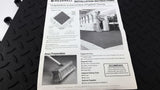Wearwell Ergodeck 1324974 Rubber Matt Flooring 10 Per Box 18" X 18" X 7/8"